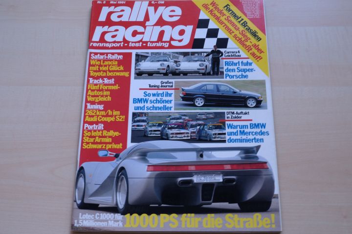Deckblatt Rallye Racing (05/1991)